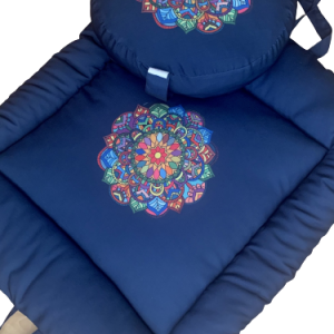 Kit Zafu y Zabuton / cojín con tapete acolchado-meditación